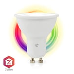 SmartLife Full Färg Glödlampa | Zigbee 3.0 | GU10 | 345 lm | 4.7 W | RGB / Varm till cool vit | 2200 - 6500 K | Android / IOS |