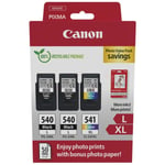 Multipack 2x PG-540L + CL-541XL + 50 ark fotopapir