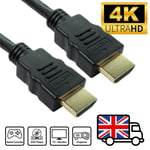 HDMI Gold Male Cable High Speed Ethernet v1.4 1080p Full HD HDTV LED Lead 0.5m