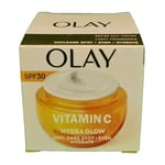 Olay - Vitamin C  - Hydra Glow - SPF 30 DAY Cream - 50ml - LIGHT FRAGRANCE ✅️