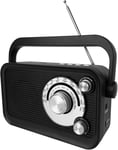 Radio Portable,AM/FM/SW Poste Radio Transistor avec Excellente Réception et Bluetooth,Grand Haut-Parleur,Poste de Radio,pour Personnes Agees