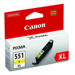 Canon Ink Cartridge for  PIXMA MG63 CLI-551XL High Yield Yellow  Y