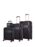 Rock Selene 8-Wheel Hard Shell Suitcase, Set of 4