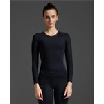 2XU Core Compression L/S Women Black/No Logo