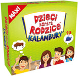 MAXI Dzieci kontra Rodzice Kalambury wersja MAXI Polska Gra charades Game Games