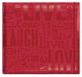 MBI 12 x 30,5 cm Brillant Post Bound Scrapbook, Live, Love et Laugh