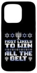 Coque pour iPhone 15 Pro Plus susceptible de gagner toute la famille Gelt Hanukkah Matching