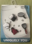 CROCS Chefs Pack Jibbitz Shoe Charms Come As You Are (New)