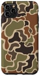 Coque pour iPhone 11 Pro Max Camouflage vert forêt marron canard camouflage chasse