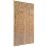 Rideau de porte contre insectes Bambou 100 x 220 cm vidaXL