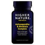 HIGHER NATURE Ashwagandha & Rhodiola Complex - 30 Capsules