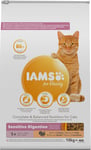 Iams Cat Vitality Adult/Senior Sens Digestion Turkey 10 Kg