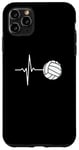 iPhone 11 Pro Max Volleyball Volleyball Player Heartbeat Volleyball Lover Case