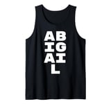 ABIGAIL Personalized Retro Girls Custom ABIGAIL Name Tank Top