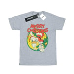 Disney Dam/Damer Donald Duck God Jul Bomull Boyfrie Sports Grey L