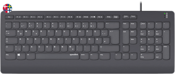 Speedlink - HI-GENIC Antibacterial Keyboard, black - Nordic Layout