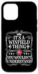 Coque pour iPhone 12/12 Pro Le nom Winfield est une histoire de Winfield que vous ne comprendriez pas