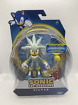 Sonic the Hedgehog Silver 4-inch Action Figure with Checkpoint Accessory Jakks