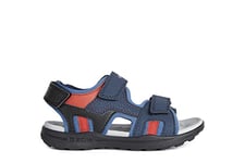 Geox Garçon J Vaniett Boy B Sandales, Navy/Dk Blue, 32 EU