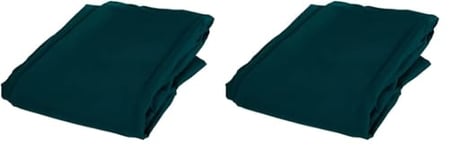 Stof Rideau Œillets pour Salon ou Chambre-Bleu, Vert Taille 135 x 240-Rideau de Fenêtre ou Parfait pour Dressing-Décoration Maison-100, 100% Polyester, Nelson Canard, 240x135 cm (Lot de 2)