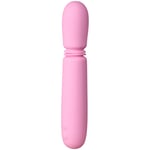 baseks Slim Thrusting and Vibrating Wand - Pink