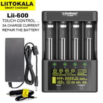 Chargeur De Batterie Liitokala Lii-Pd2 Lii-Pd4 Lii-S6 Lii500 Pour Batteries Nimh Au Lithium 18650 26650 21700 18350 Aa Aaa 3.7v/3.2v/1.2v - Type Lii-600 Full Set-Eu