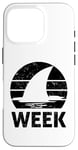 iPhone 16 Pro 2025 Week Retro Shark Fin Lover Sea Ocean Animal Summer Trip Case