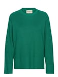 Dearly Rib Knit Tops Knitwear Jumpers Green Moshi Moshi Mind