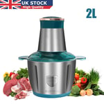 2L Electric Meat Grinder Home Blender Mincer Mixer Mini Food Chopper Processor