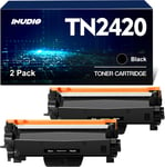 TN2420 Lot de 2 Toners Noirs pour Toner Brother TN2420 TN 2420 TN-2420 TN-2410 TN2410 TN 2410 Compatible avec Brother MFC-L2710DW MFC-L2710DN MFC-L2750DW MFC-L2730DW HL-L2350DW HL-L2750DW HL-L2730DW