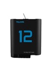 TELESIN lithium battery for GoPro Hero 12/11/10/9 (blue)