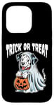 Coque pour iPhone 15 Pro Trick Or Treat Dalmatien Chien – Adorable chien pour Halloween