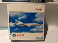 Herpa 513326 Lockheed l-1011-500 Tristar YES LINHAS AEREAS CHARTER 1/500 metal 