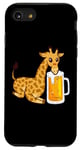 Coque pour iPhone SE (2020) / 7 / 8 Girafe Bière amusante Amoureux de girafe – Girafe drôle