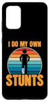 Coque pour Galaxy S20+ Funny Saying I Do My Own Stunts Blague Femmes Hommes