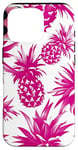 Coque pour iPhone 16 Pro Festive Tropical Ananas Coque de téléphone Motif Noël