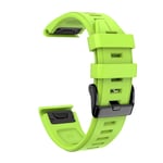 Eariy Silicone Replacement Strap Compatible with Garmin Fenix 6S / 6Spro, Quick Release Watch Strap, Light and Comfortable, Multiple Colours, Green