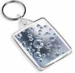 1 x Molecule Science Physics Bubbles  - Keyring - IP02 - Mum Dad Kids Gift#3479