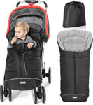 Universal Footmuff for Pushchair, Cosy Toes for Baby Buggy Pram Stroller - Water