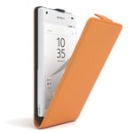 Case for Sony Xperia Z5 Compact Flip Case Protection Cover Orange