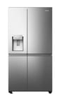 HISENSE PureFlat Infinite RS818N4IIE American-Style Smart Fridge Freezer - Stainless Steel