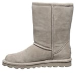 Bearpaw Femme Elle Short Botte mi-Mollet, Mushroom, 39 EU