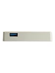 StarTech.com USB 3.1 USB-C Ethernet Adapter with Extra USB Port - Valkoinen - network adapter