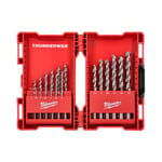 Milwaukee Thunderweb HSS-Ground DIN 338 Metal Drill Bits (Set of 19) 4932352374