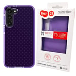 Tech21 Case For Samsung Galaxy S23 Plus Evo Check Digi Purple Protection Cover