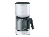 Braun Purease Kf 3120 Wh - Kaffemaskin - 10 Kopper - Hvit