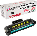 Compatible Toner Remplacement pour HP 106A W1106A avec puce (5 000 copies) pour Laser 107a 107r 107w pour MFP 135a 135r 135w 135wg 137fnw 137fwg