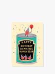 Stormy Knight Fave Human Bean Birthday Card