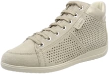 Geox D Myria B, Baskets Hautes Femme, Beige (Lt Taupe), 39 EU