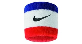 Bracelet eponge  paire  nike swoosh bleu blanc rouge